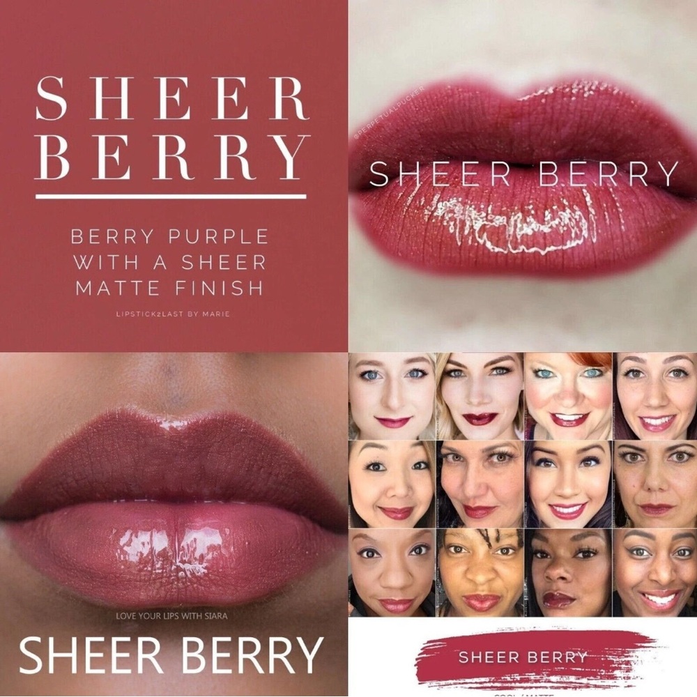 Lipsense Sheer Berry long lasting lip color